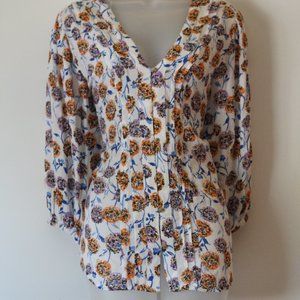A.N.A Floral Long Sleeve Shirt